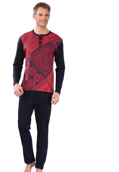 Gunes Long Sleeve Men's Seasonal Pajamas Set DAY4673