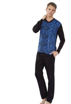 Gunes Long Sleeve Men's Seasonal Pajamas Set DAY4679