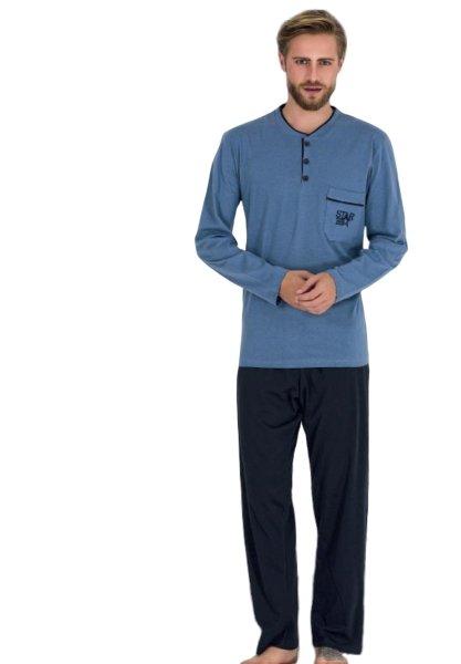 Gunes Long Sleeve Men's Seasonal Pajamas Set DAY5427
