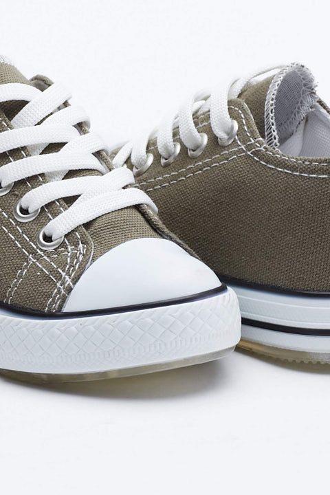 TonnyBlack Khaki Children's Lighted Sports Shoes