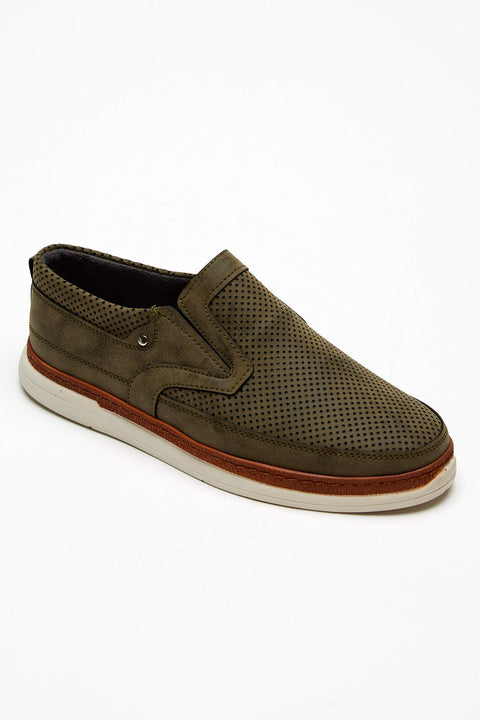 TonnyBlack Khaki Men's Loafers TBCSD-2_110
