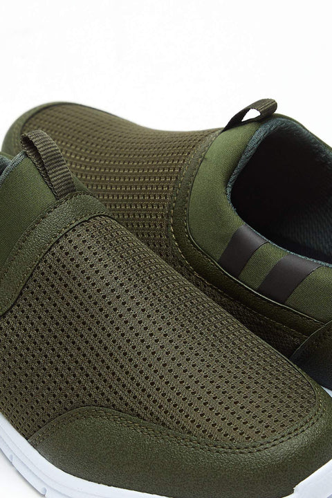 TonnyBlack Khaki Unisex Sports Shoes