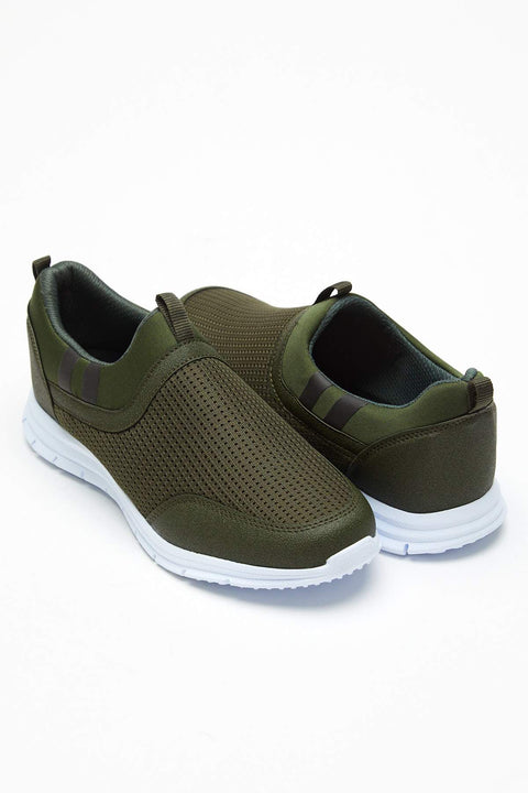 TonnyBlack Khaki Unisex Sports Shoes