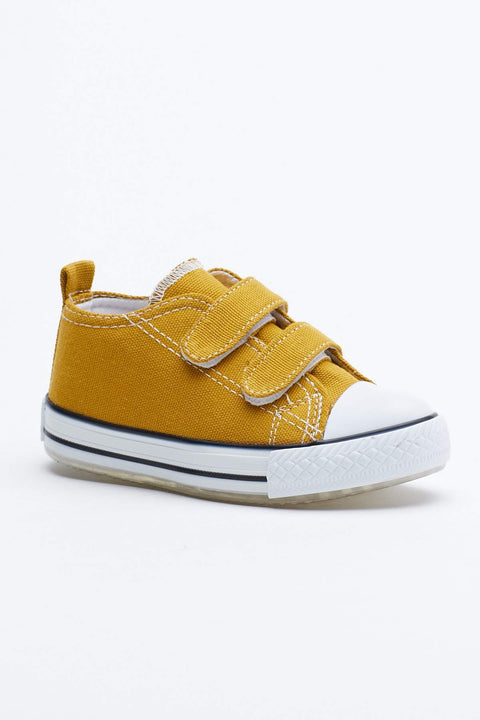 TonnyBlack Mustard Kids Sneakers Light Velcro