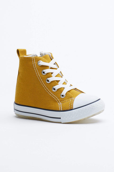 TonnyBlack Mustard Kids Light Sports Shoes Long