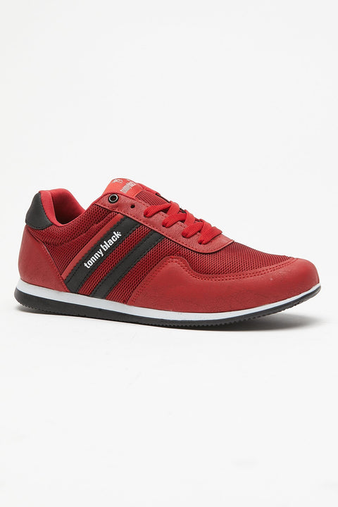 TonnyBlack Red Men's Sports Shoes