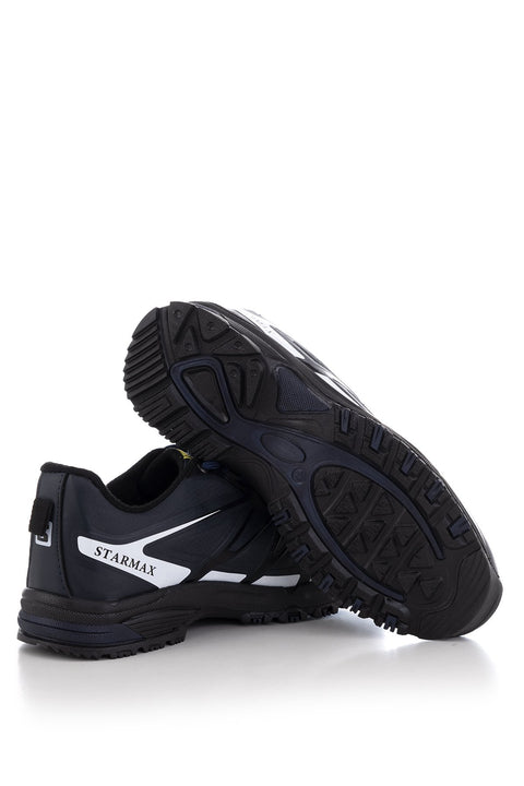 TonnyBlack Navy Blue White Men's Trekking Shoes