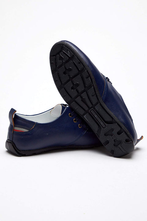 TonnyBlack Navy Blue Men's Loafers TBCSS-2_112