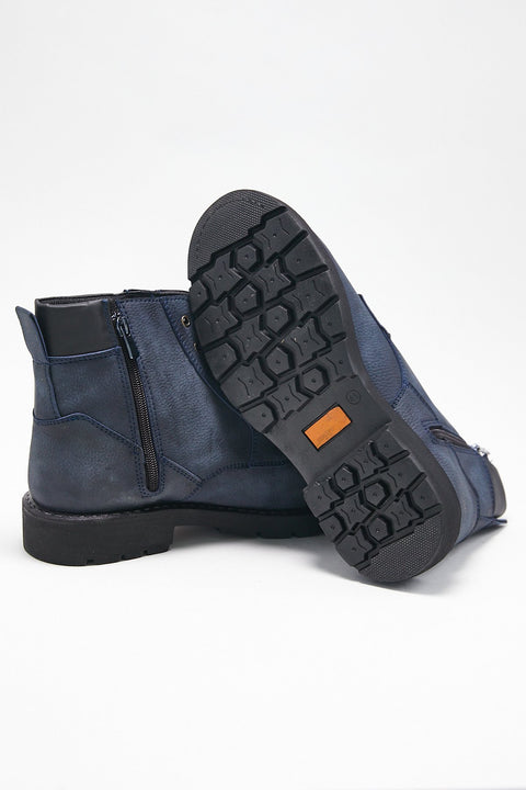 TonnyBlack Navy Blue Men's Boots TBDG04-2_112