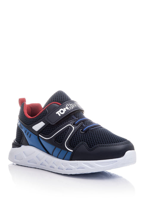 TonnyBlack Navy Blue Sax Kids Sport Shoes