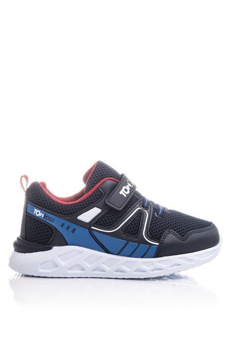 TonnyBlack Navy Blue Sax Kids Sport Shoes