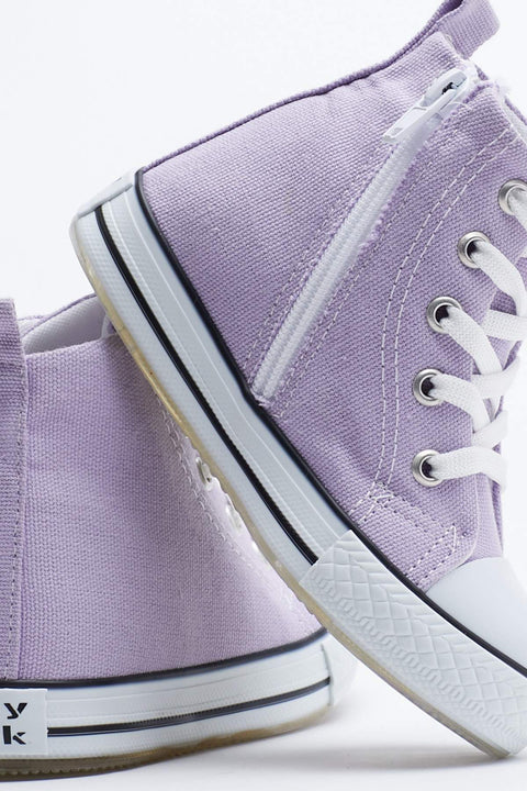 TonnyBlack Lilac Kids Light Sports Shoes Long