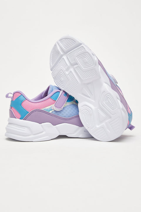 TonnyBlack Lilac Kids Sports Shoes