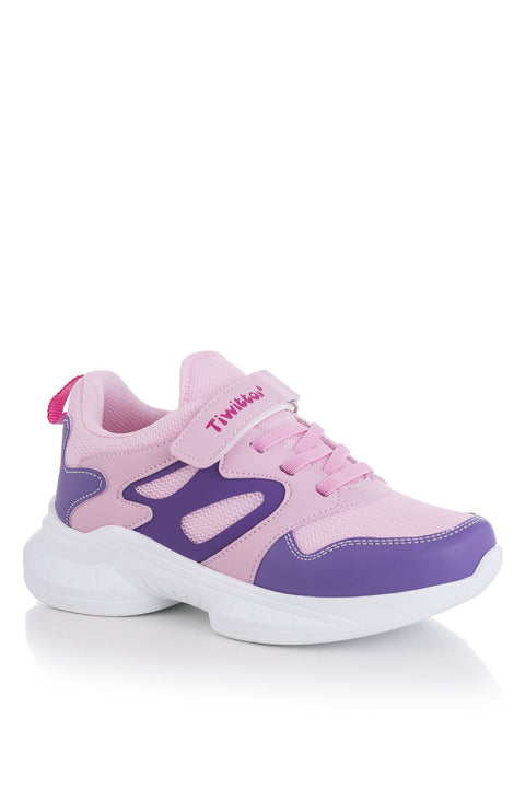 TonnyBlack Lilac Pink Kids Sneakers