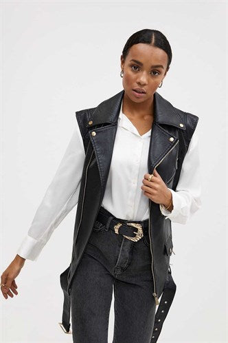 Madmext Women's White Satin Shirt MG1104