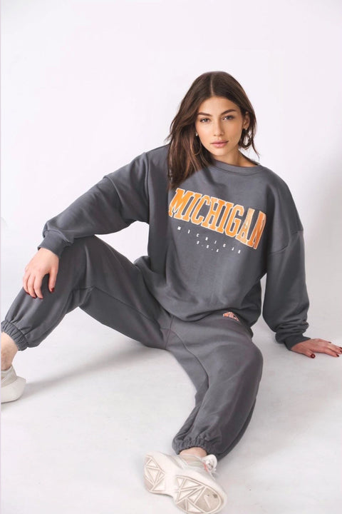 Madmext Women's Smoked Tracksuit Set MG953