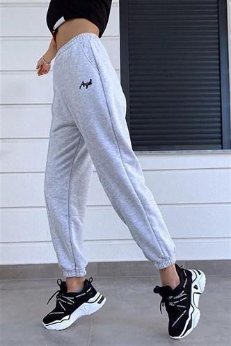 Madmext Women's Gray Sweatpants MG817