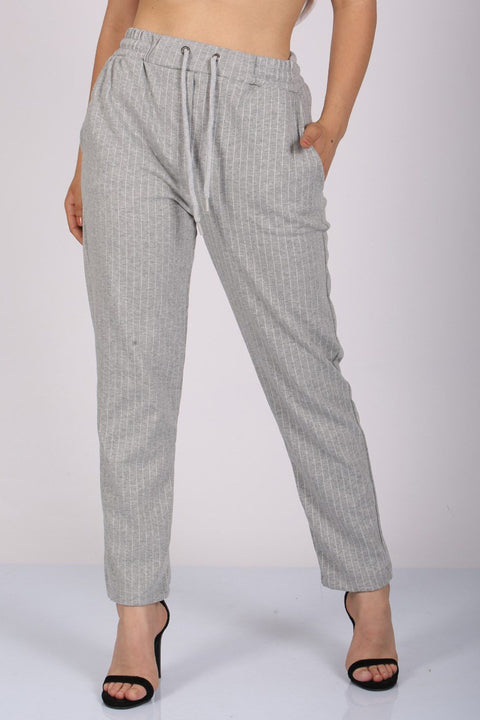 Madmext Women's Gray Pants Mg1106