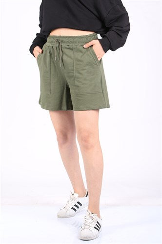 Madmext Women's Khaki Shorts MG1185
