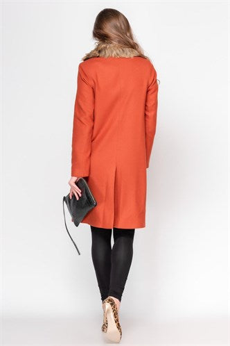 Madmext Tile Long Women's Coat MG1183