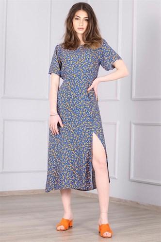 Madmext Women's Blue Dress MG1047