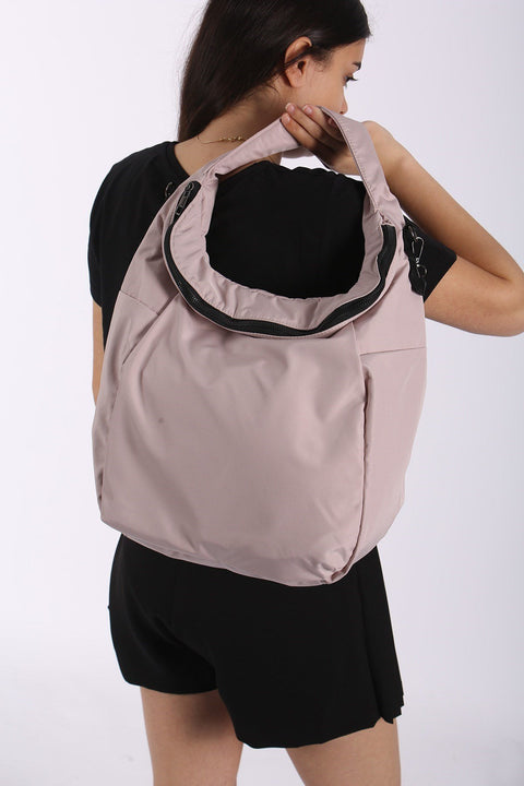 Madmext Women'sEmbossed Puff Fabric Powder Bag Mg1136