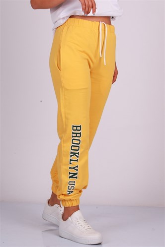 Madmext Women's Yellow Sweatpants MG1102