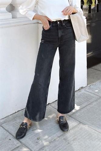 Madmext Women's Black Palazzo Jeans Mg1165