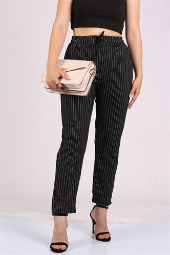 Madmext Women's Black Pants Mg1106