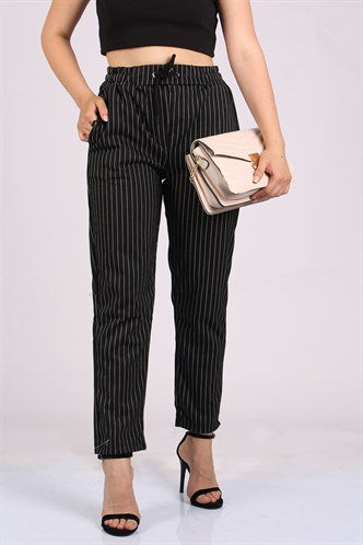 Madmext Women's Black Pants Mg1106