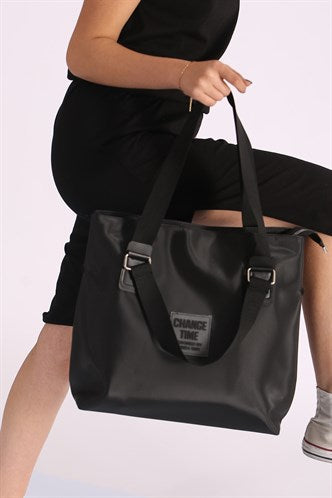 Madmext Women's Black Flipped Women's Shoulder Bag Mg1054