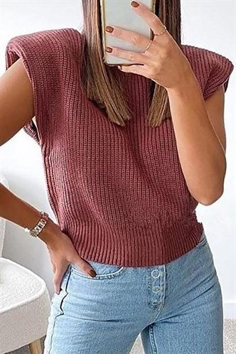 Madmext Mad Girls Wadding Rose Dried Women's Sweater MG902