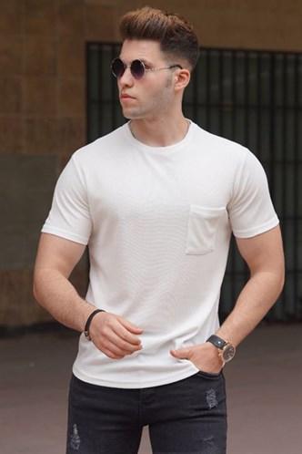Madmext White Men's T-Shirt 5280