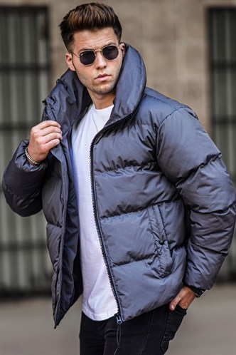 Madmext Smoked Inflatable Coat 5134