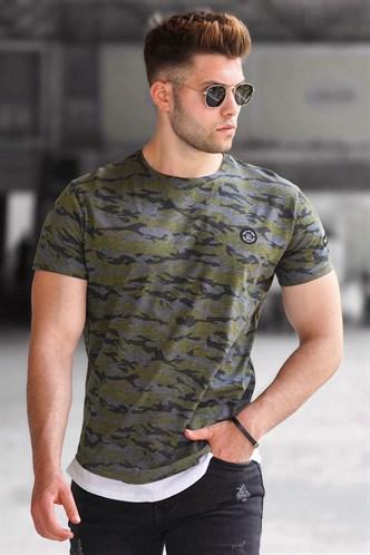Madmext Camouflage-5 Pattern Men's T-Shirt 4480