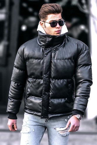 Madmext Black Inflatable Jacket 5065
