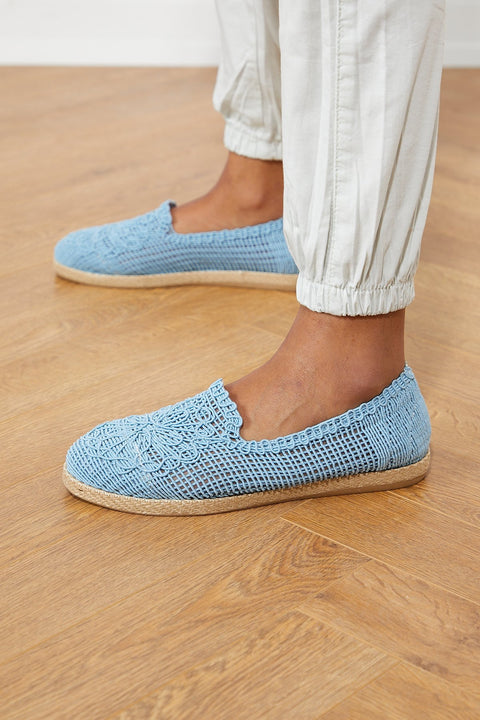 TonnyBlack Turquoise Women's Flat Shoes TB117-1_130