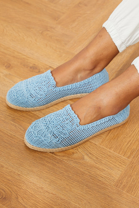 TonnyBlack Turquoise Women's Flat Shoes TB117-1_130