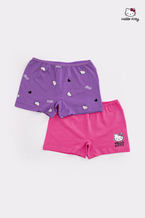 Hello Kitty Girl's Purple & Pink Panties