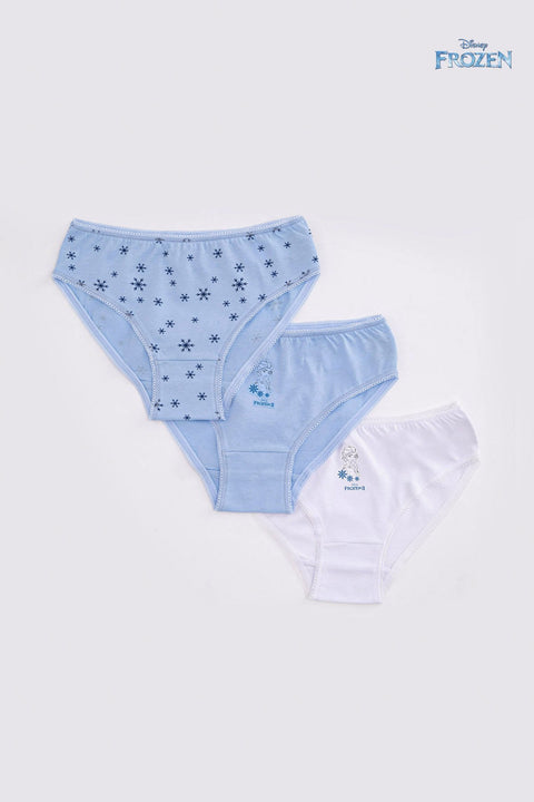 Frozen Girl's Blue & White Panties