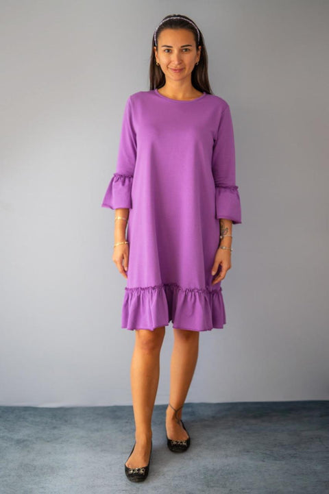 Pixy Love Mother Purple Matching Dress