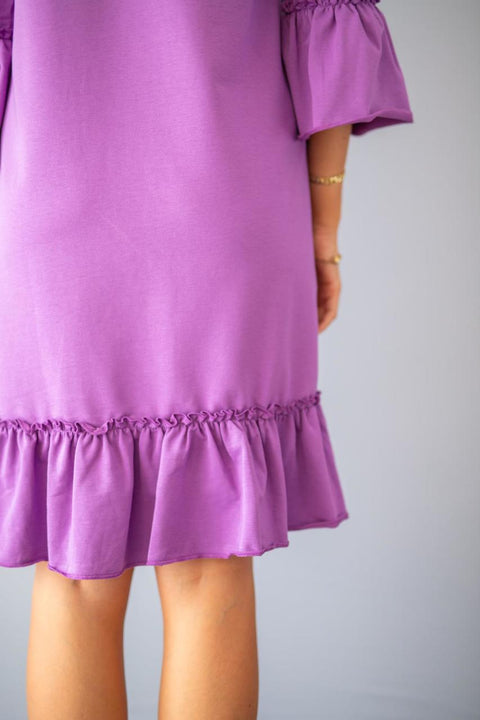 Pixy Love Mother Purple Matching Dress