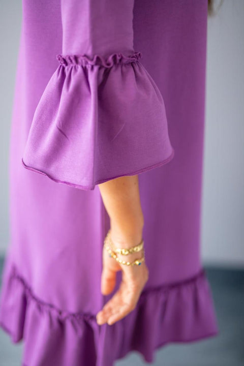 Pixy Love Mother Purple Matching Dress