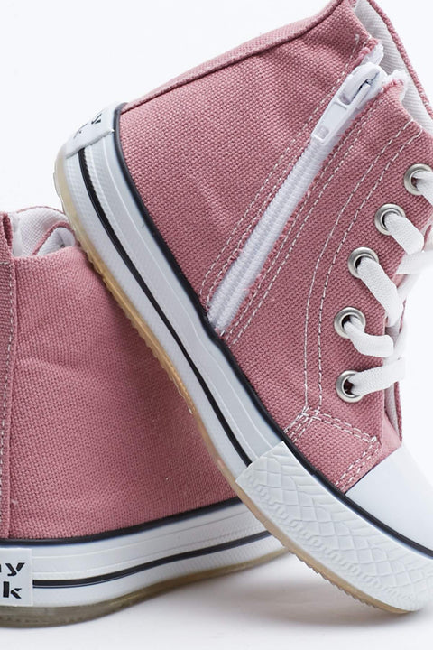 TonnyBlack Purple Kids Light Sports Shoes Long