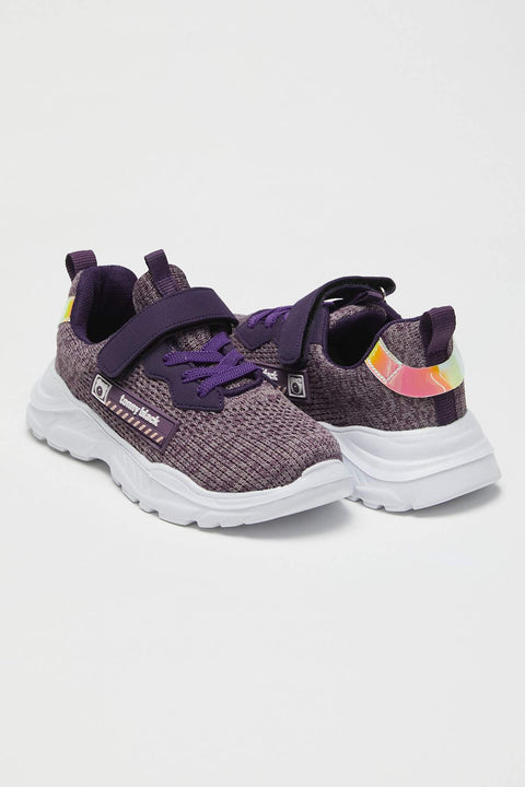 TonnyBlack Purple Kids Sports Shoes Tbsun