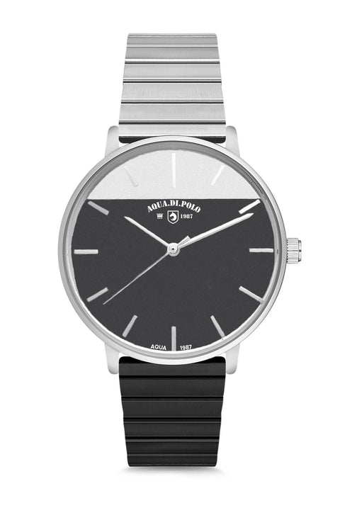 Aqua Di Polo Women's Silver Metal Wristwatch