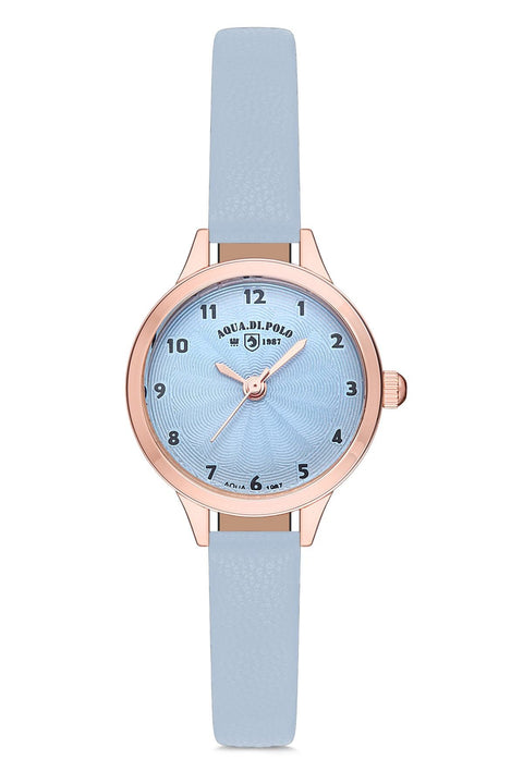 Aqua Di Polo Women's Leather Wristwatch