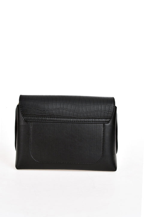 Aqua Di Polo Women Black Shoulder Strap Phone Compartment Wallet