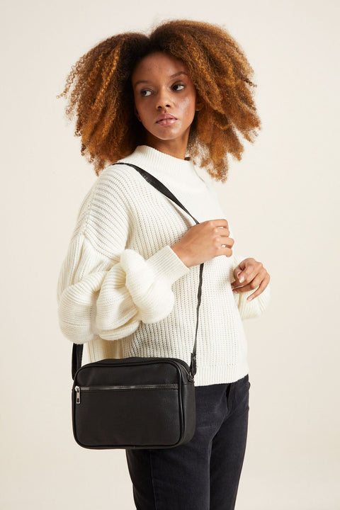 Blueberry Women's Black Shoulder Bag