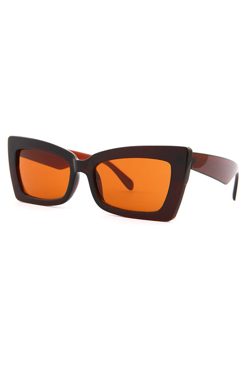 Aqua Di Polo Cat Eye Brown Women's Sunglasses